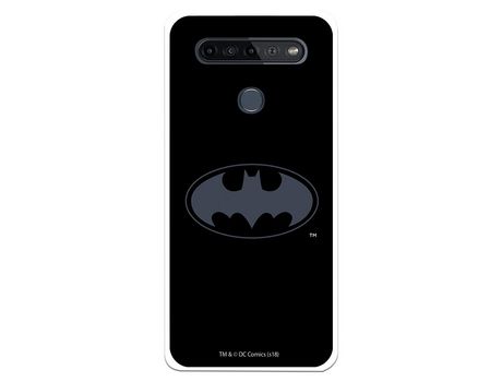 Funda para LG K51S Oficial de DC Comics Batman Logo Transparente - DC Comics