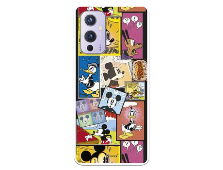 Funda para OnePlus 9 Oficial de Disney Mickey Comic - Clásicos Disney
