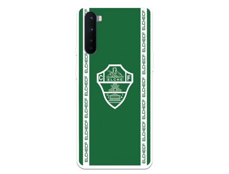 Funda para OnePlus Nord del Elche CF Escudo Fondo Verde - Licencia Oficial Elche CF