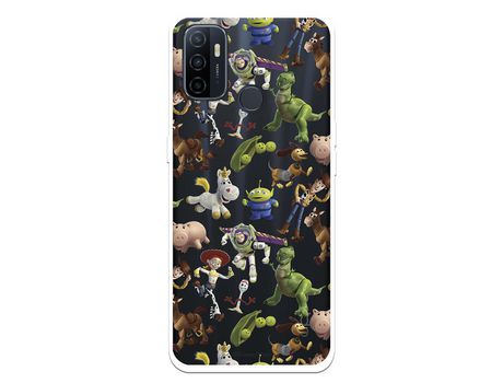 Funda para Oppo A32 Oficial de Disney Muñecos Toy Story Siluetas - Toy Story