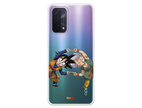 Funda para Oppo A74 5G Oficial de Dragon Ball Goten y Trunks Fusión