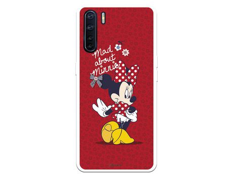 Funda para Oppo A91 Oficial de Disney Minnie Mad About - Clásicos Disney