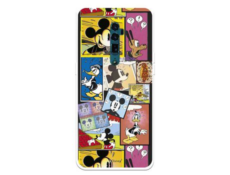 Funda para Oppo Reno 10X Zoom Oficial de Disney Mickey Comic - Clásicos Disney
