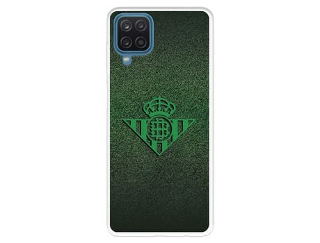 Funda para Samsung Galaxy A22 4G del Betis Escudo Verde Fondo trama - Licencia Oficial