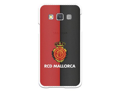 Funda para Samsung Galaxy A3 del Mallorca RCD Mallorca Diagonales Transparente - Licencia Oficial RCD Mallorca