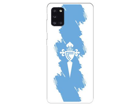Funda para Samsung Galaxy A31 del Celta Escudo Trazo azul - Licencia Oficial RC Celta