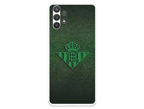 Funda para Samsung Galaxy A32 5G del Betis Escudo Verde Fondo trama - Licencia Oficial