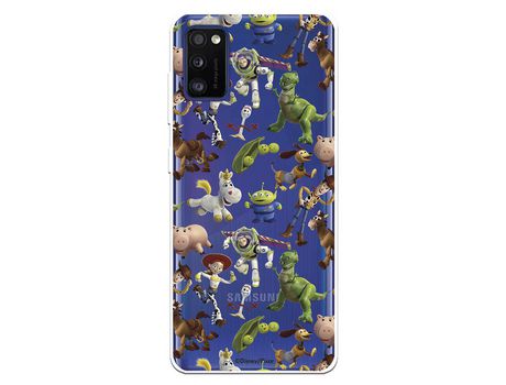 Funda para Samsung Galaxy A41 Oficial de Disney Muñecos Toy Story Siluetas - Toy Story