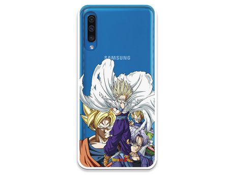 Funda para Samsung Galaxy A50 Oficial de Dragon Ball Guerreros Saiyans - Dragon Ball