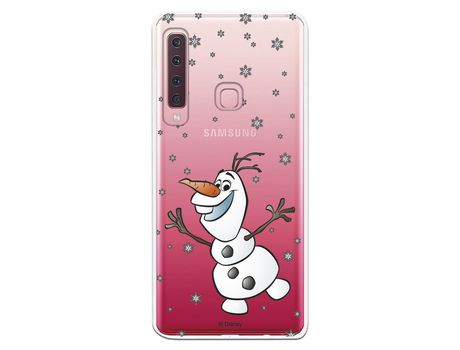 Funda para Samsung Galaxy A9 2018 Oficial de Disney Olaf Transparente - Frozen