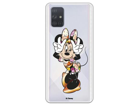 Funda para Samsung Galaxy A71 Oficial de Disney Minnie Posando - Clásicos Disney