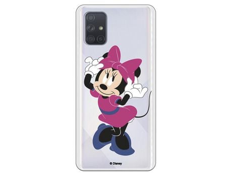 Funda para Samsung Galaxy A71 Oficial de Disney Minnie Rosa - Clásicos Disney