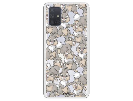 Funda para Samsung Galaxy A71 Oficial de Disney Tambor Patrones - Bambi
