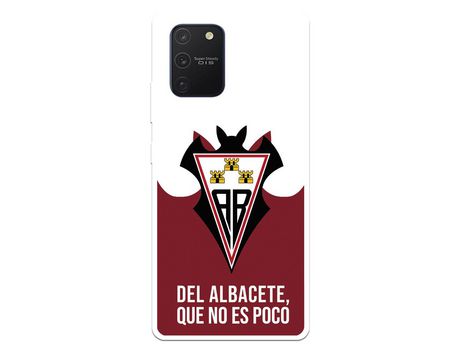 Funda para Samsung Galaxy A91 del Albacete Escudo Del Albacete que no es poco - Licencia Oficial