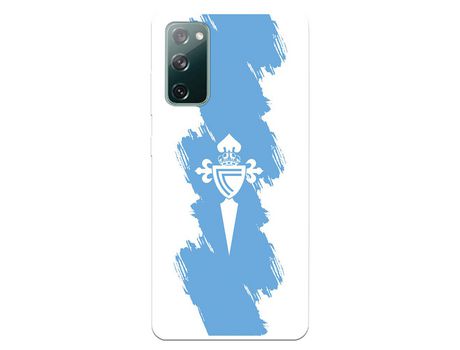 Funda para Samsung Galaxy S20 FE del Celta Escudo Trazo azul - Licencia Oficial RC Celta