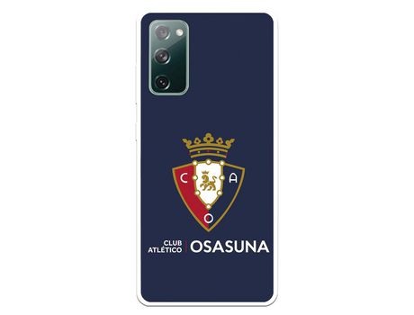 Funda para Samsung Galaxy S20 FE del Osasuna Escudo Fondo azul - Licencia Oficial CA Osasuna