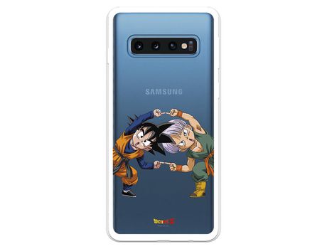 Funda para Samsung Galaxy S10 Plus Oficial de Dragon Ball Goten y Trunks Fusión