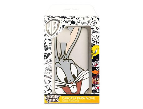 Funda para Samsung Galaxy S20 Ultra Oficial de Warner Bros Bugs Bunny Silueta Transparente - Looney Tunes
