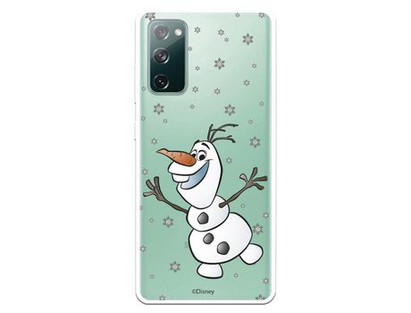 Funda para Samsung Galaxy S20 FE Oficial de Disney Olaf Transparente - Frozen
