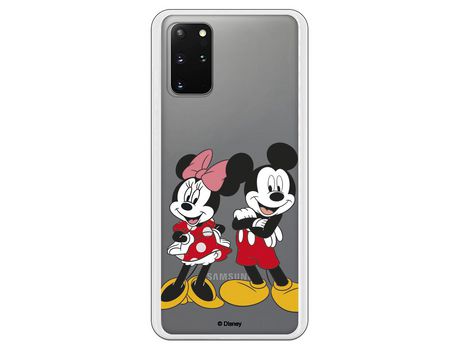Funda para Samsung Galaxy S20 Plus Oficial de Disney Mickey y Minnie Posando - Clásicos Disney