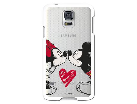 Funda para Samsung Galaxy S5 Oficial de Disney Mickey y Minnie Beso - Clásicos Disney