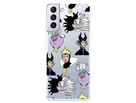 Funda para Samsung Galaxy S21 Plus Oficial de Disney Villanas Patrón