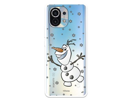 Funda para Xiaomi Mi 11 Oficial de Disney Olaf Transparente - Frozen