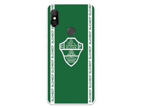 Funda para Xiaomi Mi 6 Pro del Elche CF Escudo Fondo Verde - Licencia Oficial Elche CF