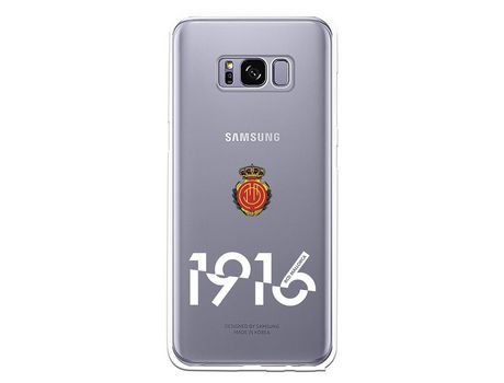 Funda para Samsung Galaxy S8 del Mallorca RCD Mallorca 1916 Transparente - Licencia Oficial RCD Mallorca