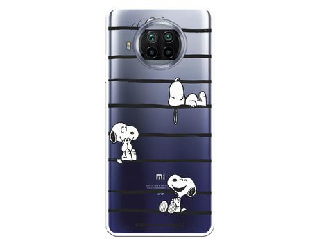 Funda para Xiaomi Mi 10T Lite Oficial de Peanuts Snoopy rayas - Snoopy