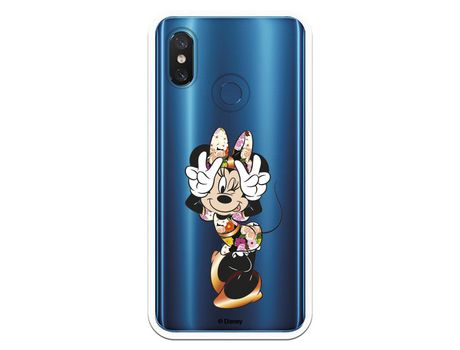 Funda para Xiaomi Mi 8 Oficial de Disney Minnie Posando - Clásicos Disney