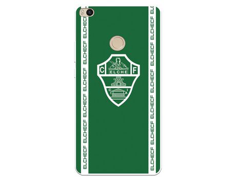 Funda para Xiaomi Mi Max 2 del Elche CF Escudo Fondo Verde - Licencia Oficial Elche CF