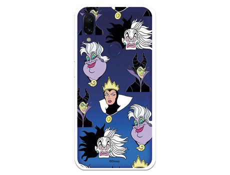 Funda para Xiaomi Redmi 7A Oficial de Disney Villanas Patrón