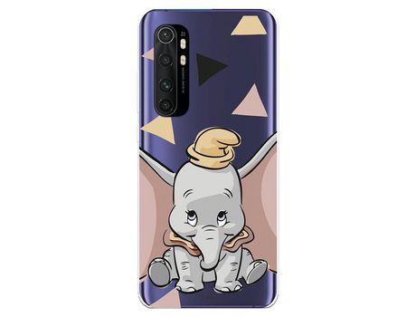 Funda para Xiaomi Mi Note 10 Lite Oficial de Disney Dumbo Silueta Transparente - Dumbo