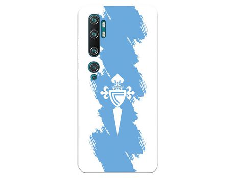 Funda para Xiaomi Mi Note 10 Pro del Celta Escudo Trazo azul - Licencia Oficial RC Celta