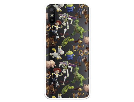 Funda para Xiaomi Redmi 9A Oficial de Disney Muñecos Toy Story Siluetas - Toy Story