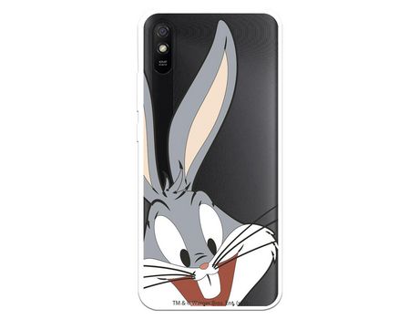 Funda para Xiaomi Redmi 9A Oficial de Warner Bros Bugs Bunny Silueta Transparente - Looney Tunes