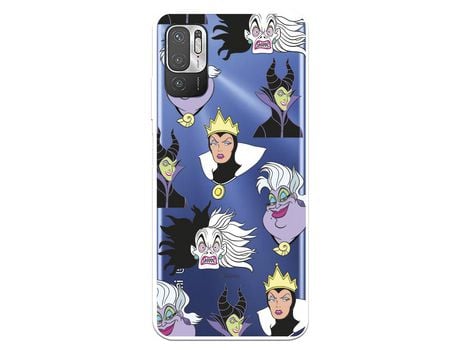 Funda para Xiaomi Redmi Note 10 5G Oficial de Disney Villanas Patrón