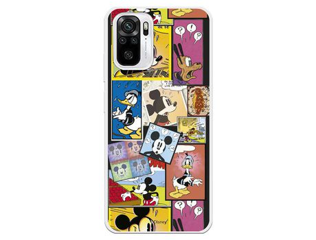 Funda para Xiaomi Redmi Note 10 Oficial de Disney Mickey Comic - Clásicos Disney