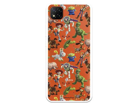 Funda para Xiaomi Redmi 9C Oficial de Disney Muñecos Toy Story Siluetas - Toy Story