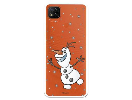 Funda para Xiaomi Redmi 9C Oficial de Disney Olaf Transparente - Frozen