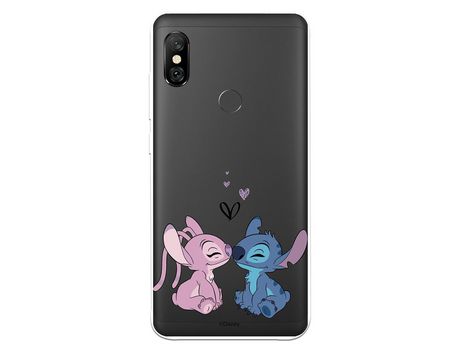 Funda para Xiaomi Redmi Note 6 Oficial de Disney Angel & Stitch Beso - Lilo & Stitch