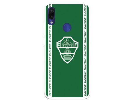 Funda para Xiaomi Redmi Note 7 del Elche CF Escudo Fondo Verde - Licencia Oficial Elche CF