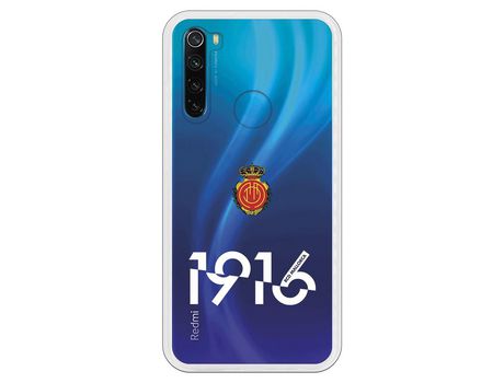 Funda para Xiaomi Redmi Note 8 del Mallorca RCD Mallorca 1916 Transparente - Licencia Oficial RCD Mallorca