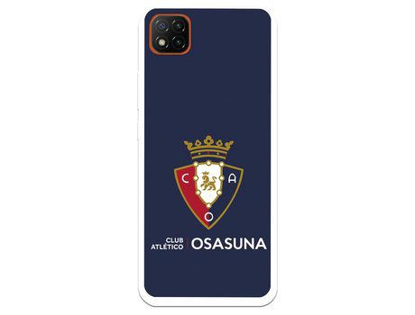 Funda para Xiaomi Redmi 9C del Osasuna Escudo Fondo azul - Licencia Oficial CA Osasuna