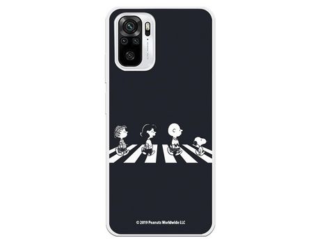 Funda para Xiaomi Redmi Note 10 Oficial de Peanuts Personajes Beatles - Snoopy
