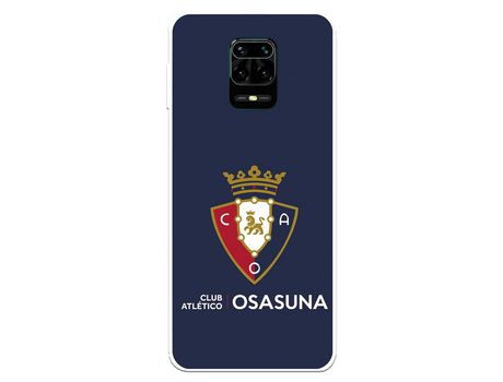 Funda para Xiaomi Redmi Note 9S del Osasuna Escudo Fondo azul - Licencia Oficial CA Osasuna