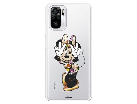 Funda para Xiaomi Redmi Note 10 Oficial de Disney Minnie Posando - Clásicos Disney