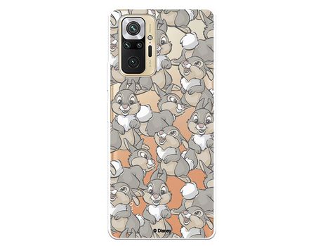 Funda para Xiaomi Redmi Note 10 Pro Oficial de Disney Tambor Patrones - Bambi
