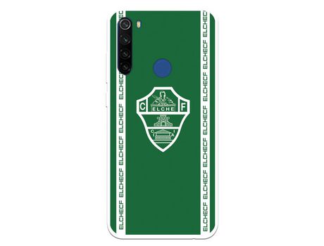 Funda para Xiaomi Redmi Note 8T del Elche CF Escudo Fondo Verde - Licencia Oficial Elche CF
